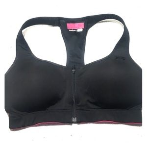 under armour zipper sports bra